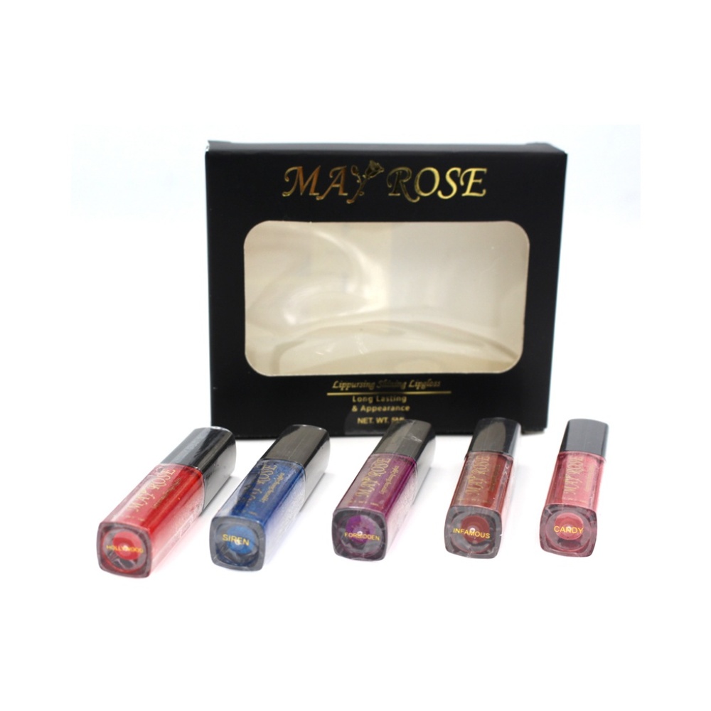 Gift Set 5 mini Glittering long lasting lip sticks - Picture 6 of 6